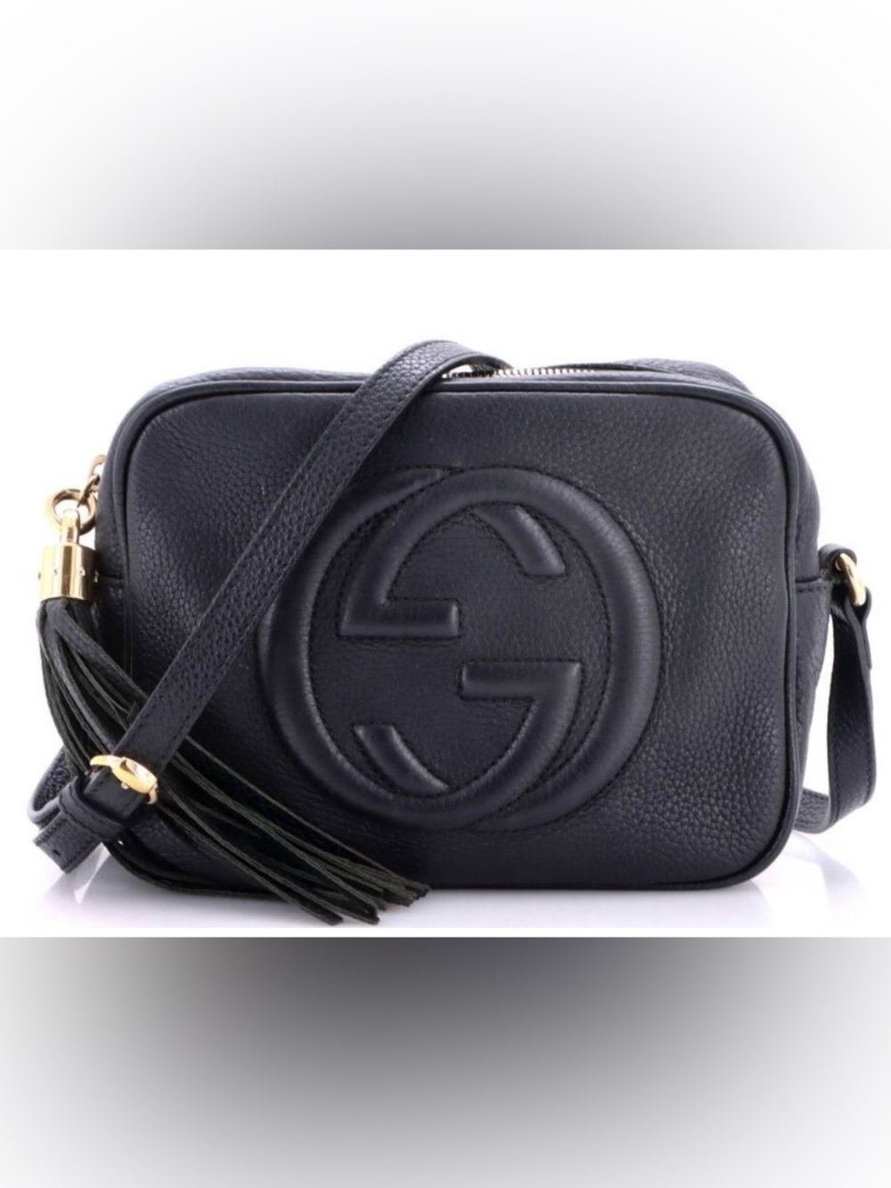 GUCCI Small Soho Disco Crossbody leather bag